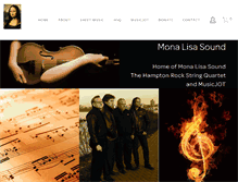 Tablet Screenshot of monalisasound.com